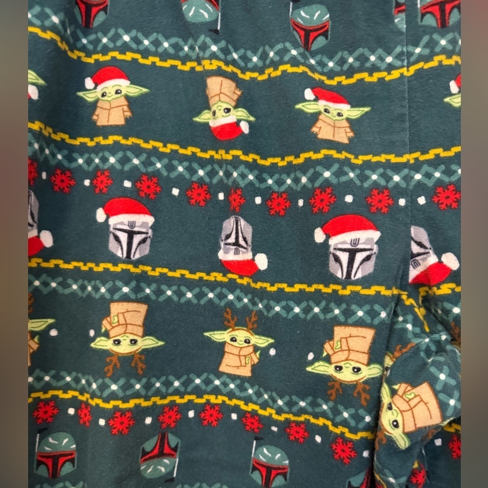 Hanna Andersson Star Wars Pajama Pants Men’s XL Grogu Baby Yoda 100% Cotton - Picture 4 of 6